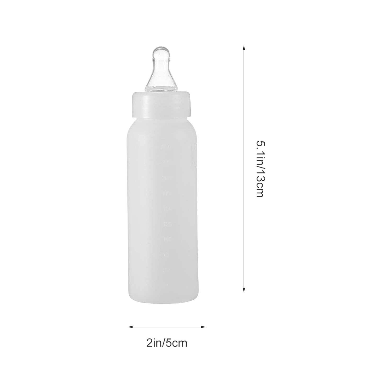 6pcs Lamb Feeding Bottles Animal Feeding Bottle Lamb Bottle Feeding Goat Milk Bottle Calf Milk Feeder Bottle for Sheeps Lambs White 250ml
