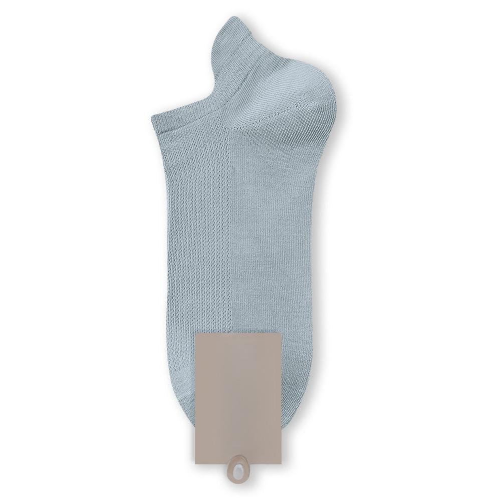 Men's Summer Thin Cotton Mesh Boneless Deodorant Sweat Absorbing Breathable Heel Socks