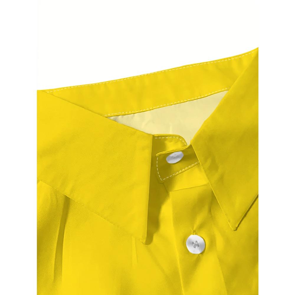 New Fashion Women's Button-down Shirt Flower Spring and Autumn Casual Top Versatile