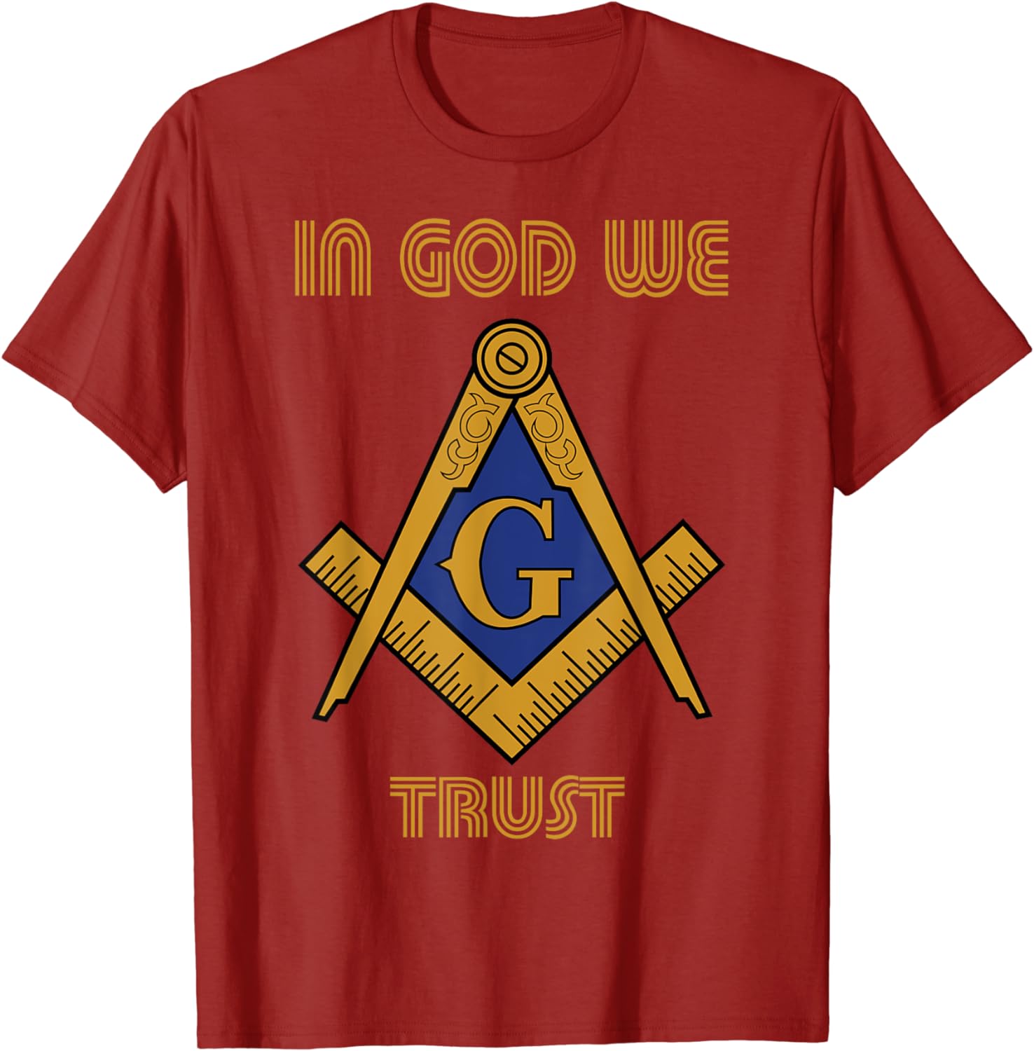 In God We Trust Mason Shrine Freemason Free PHA Masonic TShirt 100 Cotton ONeck Short Sleeve Casual Unisexs Tshirt Size S3XL S