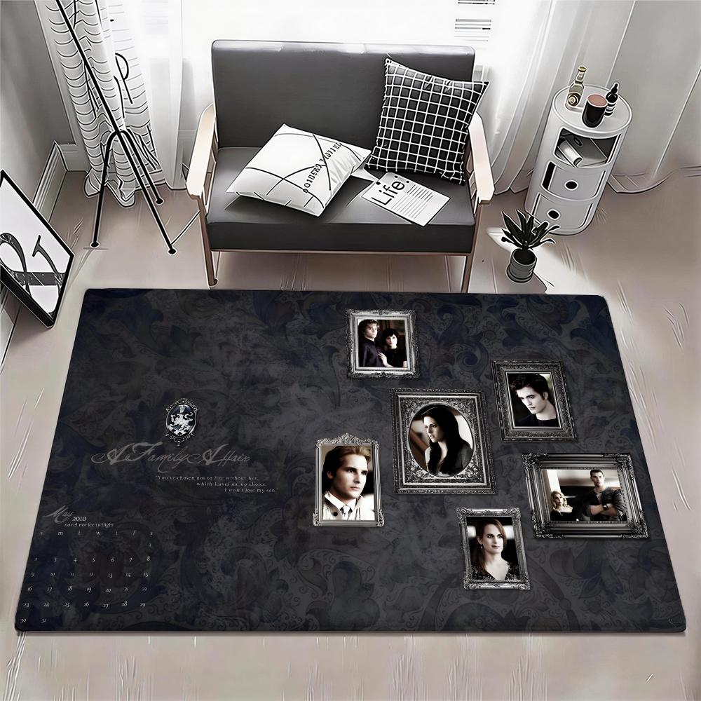 Movie M The Twilight Saga Floor Mat Eco Flannel Doormat Non Slip Odorless Indoor Floor Rug Soft Short Plush Home Mat