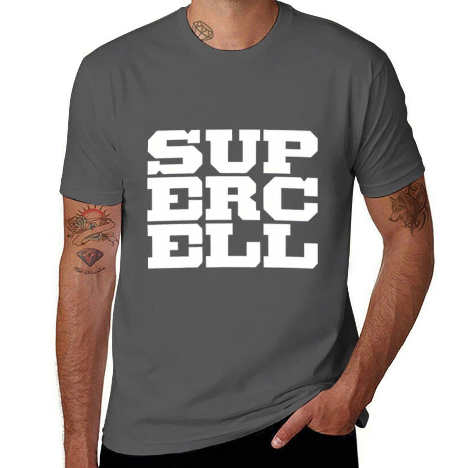 Best Selling Supercell Logo T-Shirt customs design your own anime figures mens clothing 4XL