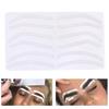 Microblading Accessories Adjustable Eyebrow Shape Silicone Eyebrow Shaping Sticker Auxiliary Eyebrow Stencil Makeup Tools