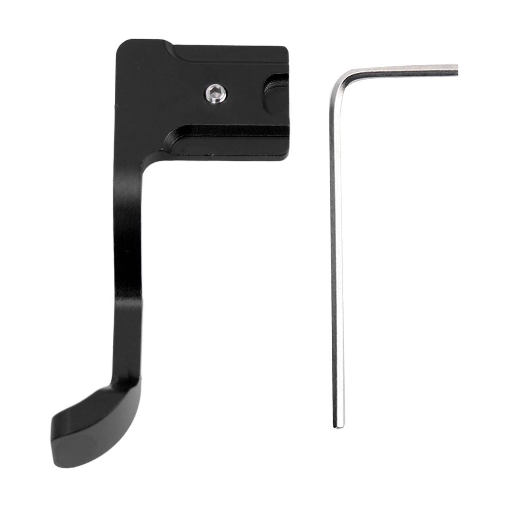 Camera Thumb Grip Hot Shoe Thumb Up Rest Hand Grip Aluminum Alloy for Fuji XT10 XT20 Camera(Black )