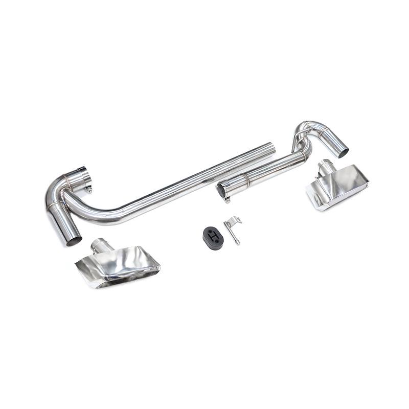 BMW X3/X4 Exhaust Modification: Dual Square Outlet Tailpipe F25/F26, Stainless Steel Carbon Fiber Tips