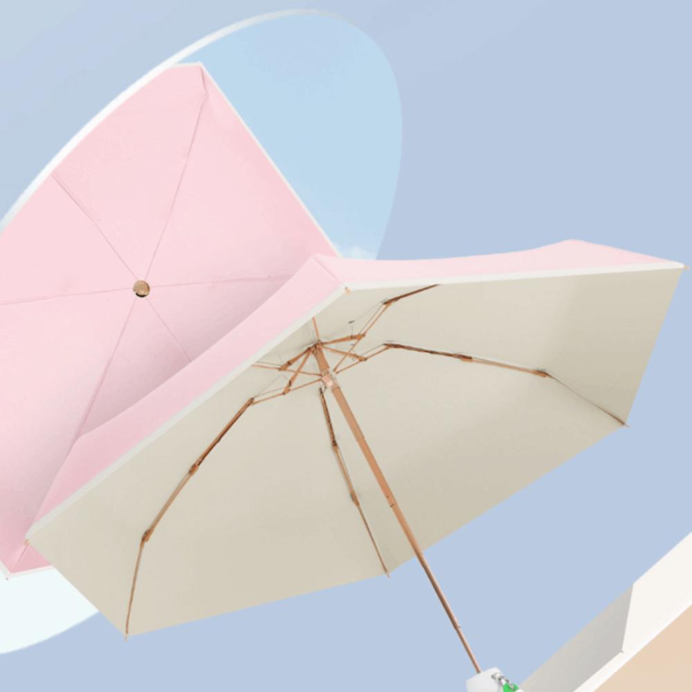 Ultraviolet Protection Pocket Parasol Folding Sun Shade Umbrella Portable Sun Umbrella  Outdoor