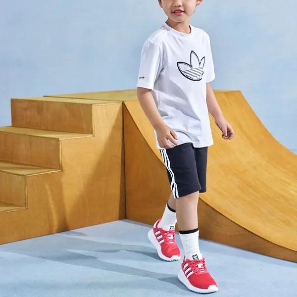adidas Originals T Shirt Kids' White (Unisex) T-Shirts HE2074