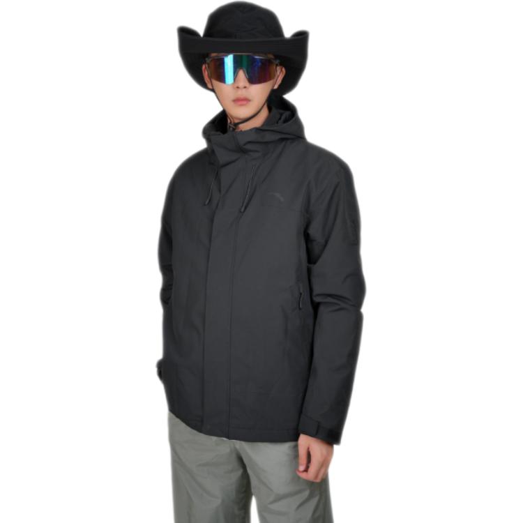 Anta China National Geographic Series 3 In 1 Comfortable Fashion Waterproof Jacket Unisex Jacket 152546601R-2