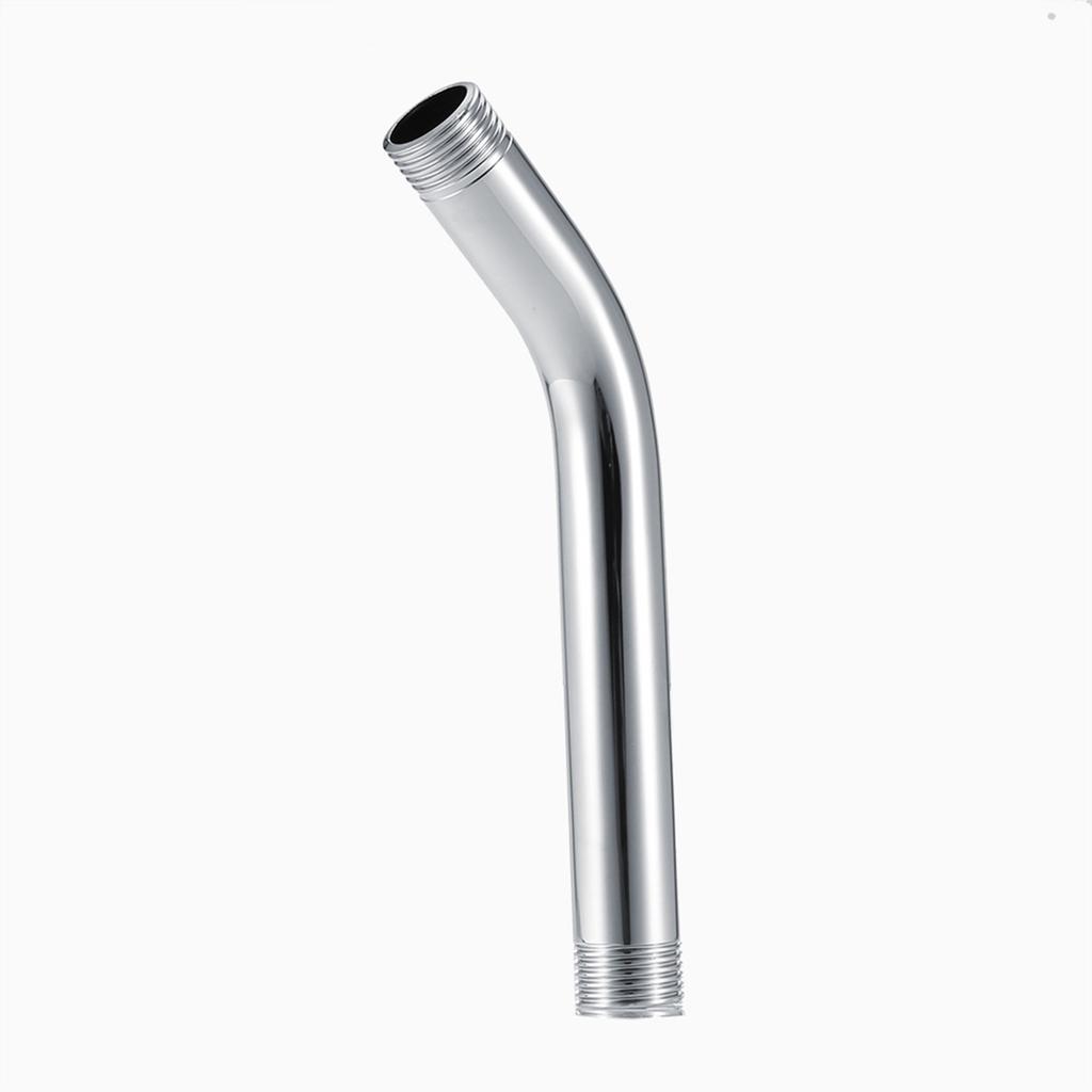Stainless Steel Handheld Shower Arm Extension Pipe Chrome Plating Wall Mounted