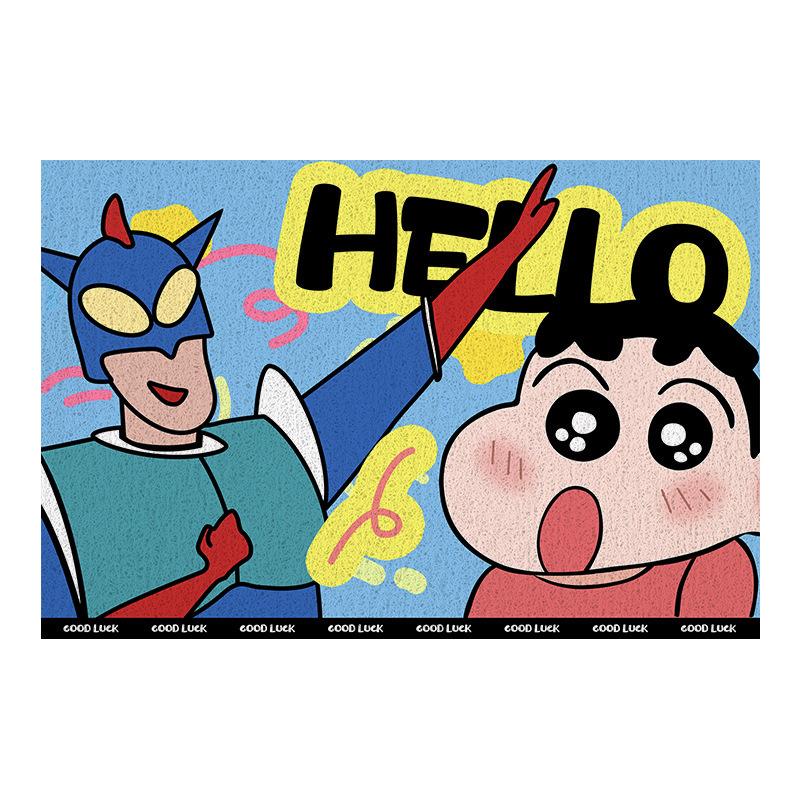 Animation Cartoon Character Entry Floor Mat Household Entrance Silk Ring Dirt-Resistant Wear-Resistant Door Mat Can Be Cut Corridor Non-Slip Mat
