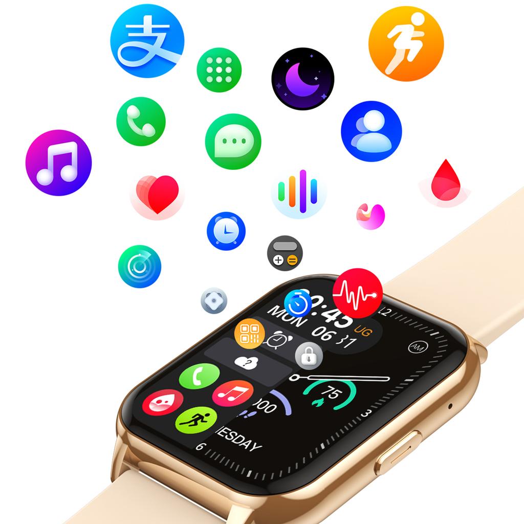 CY12 Bluetooth-kompatible Offline-Zahlung Smartwatch Blutsauerstoff Blutdruck Gesundheitsüberwachung Sportuhr