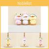 Adorable Plush Duck Keychain Cute Yellow White Pink Duckling Plush Toy Accessory
