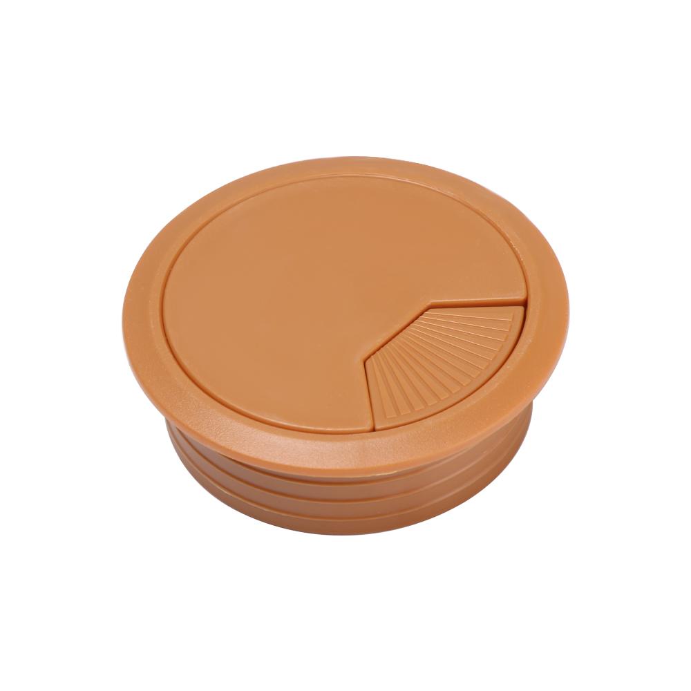 60/80mm Desk Table Plastic Cable Hole Cover PC Computer Desk Round Wire Tidy Grommet Cable Organizer