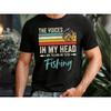 Funny Fishing T Shirt Vintage  Vintage Washed Fashion Stylish Versatile Stretched Top For Everyday Wear Homme Breathable Casual
