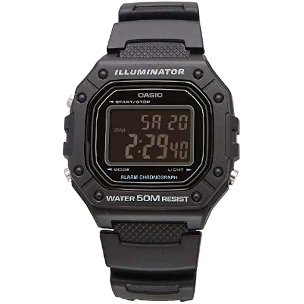 Casio CASIO Standard Digital Watch W-218H-1BV for Men and Women, Cheap Casio, "Chipu Kashi," Bl...