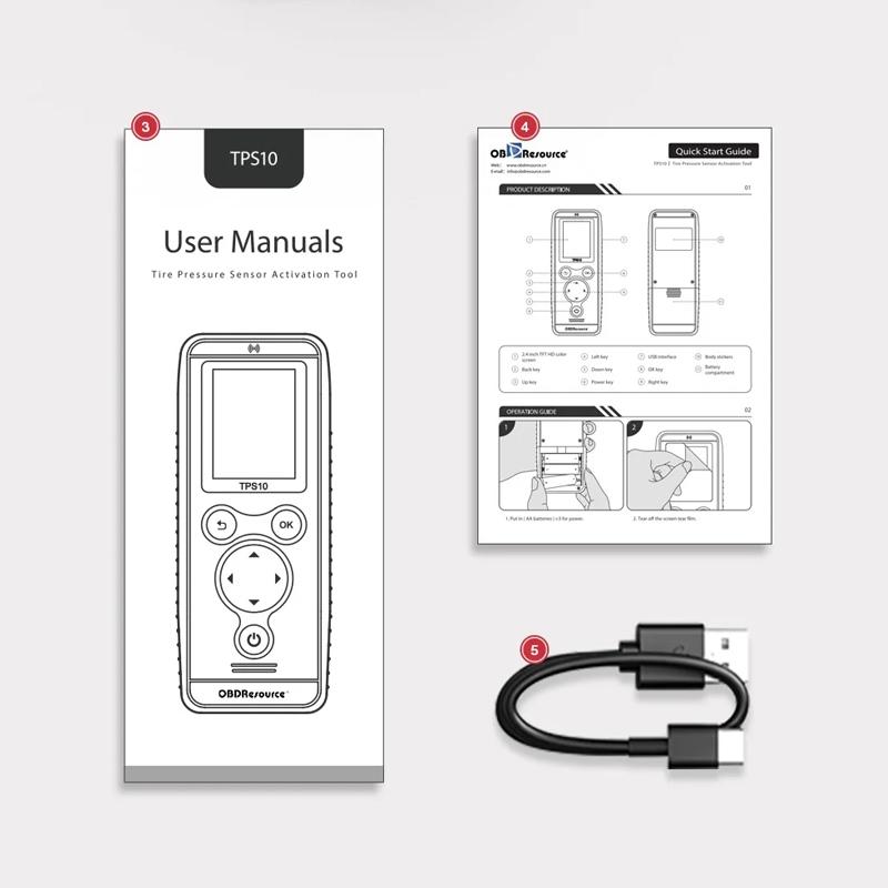 OBDResource Car TPMS Reset Tool Auto Tire Pressure Monitoring Sensor Tool For Ford Opel GMC Buick Car Diagnostic Tool