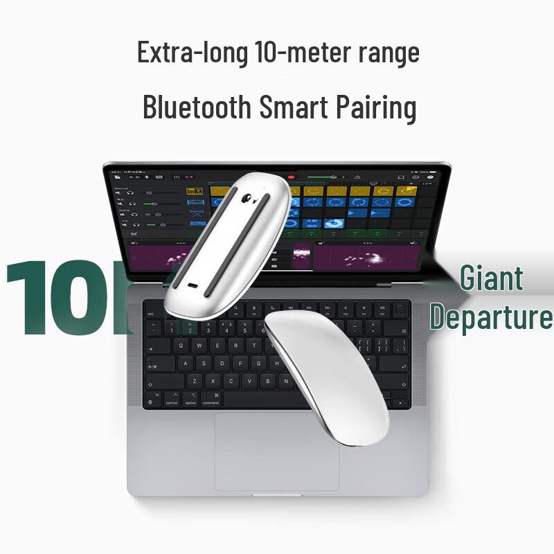 Soying Wireless Bluetooth Touch Mouse for iPad & MacBook