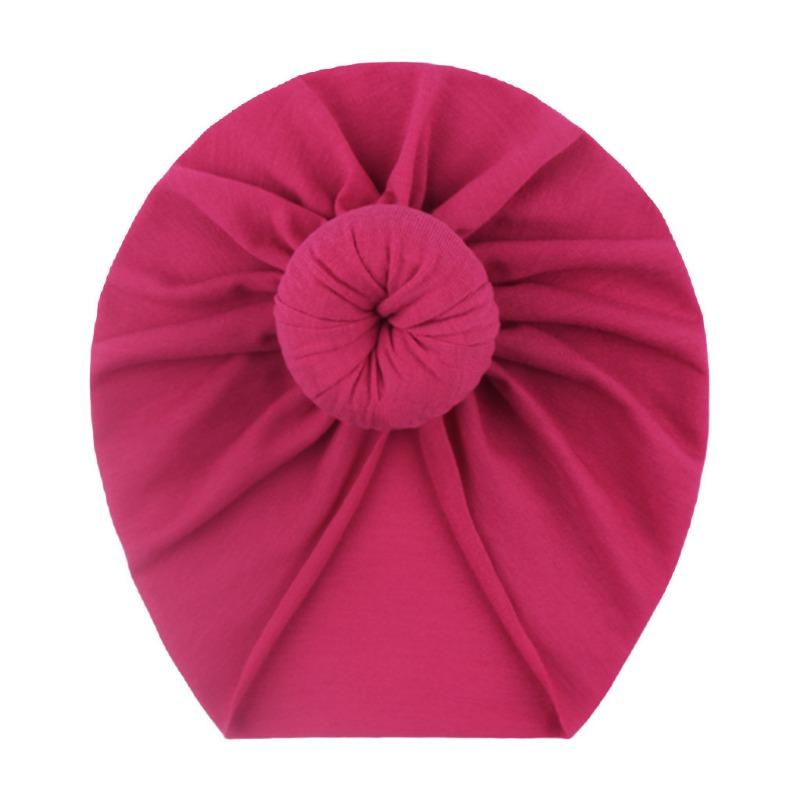 New children's multi-color soft donut hat, new autumn and winter baby hat