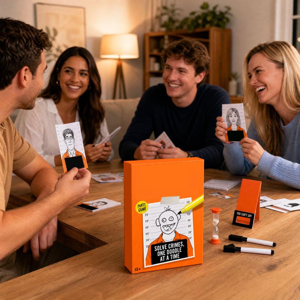 Sketch Party - Quick Draw Drawing for Family Night and Social Gatherings 1ml