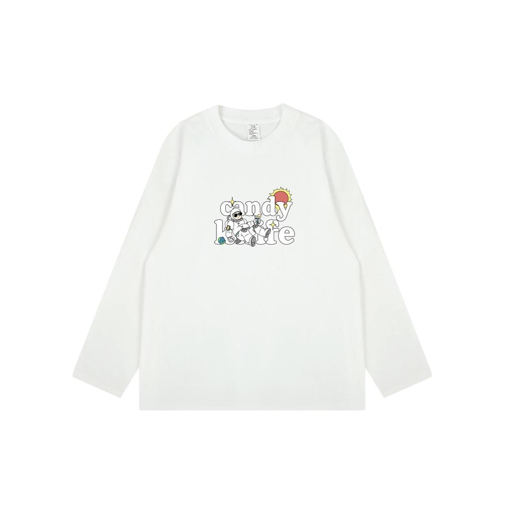 Trendy 2024 American Cartoon Print Unisex Long Sleeve T-Shirt