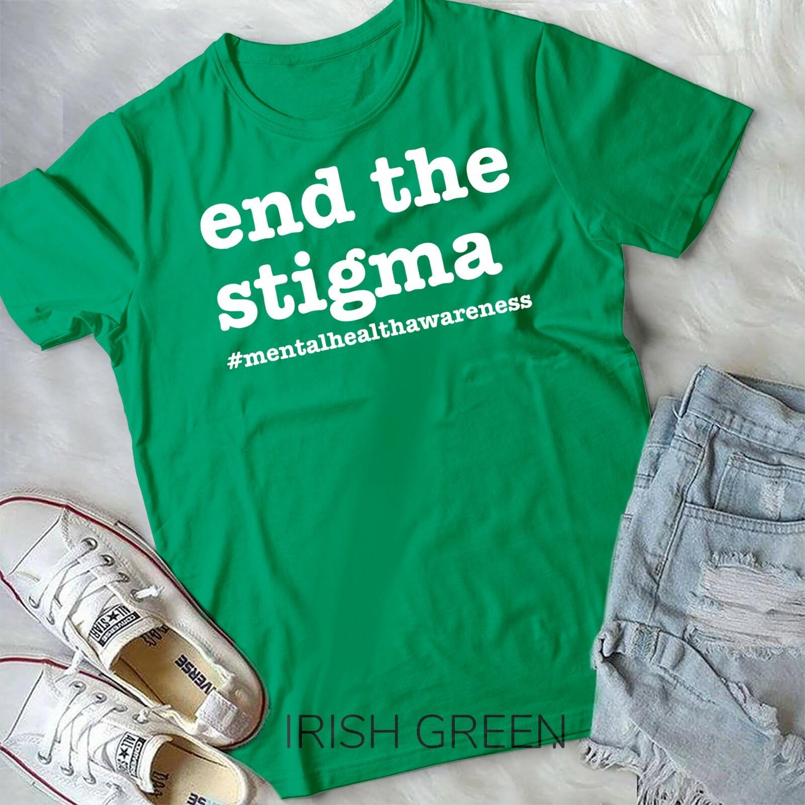 End The Stigma Mental Health Awareness T-shirt Unisex T-shirt XXXL