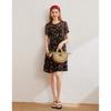 Bailuyu Women's Floral Print A-Line Midi Dress