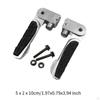1 Pair Motorcycle Foot Pegs Electric Scooters Pedals Sturdy Easily Install Replacement