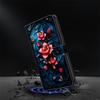 SE 2025 i17e/17Pro Relief Flower Phone Case for iPhone 17 Pro Max iPhone16 15 14 Pro Plus Fundas Wallet Leather Cover Phone Case