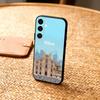 Milan city Phone Case For Samsung  A73,72,71,A52,51,40,41,A22,A32,31,A13, Soft Black Shell