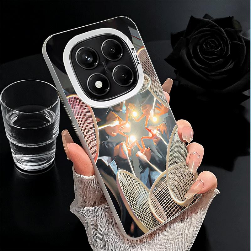 Badminton Sport Shockproof Phone Case for Xiaomi Redmi Note 15 14 13 12 Pro Plus 11 11S 11T 5G Cover Anti Fall Fundas