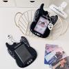Y2K Style Idol Po Holder Key Ring Kpop Gitar Design Pocard Holder Back 3inch Idol Po Card Holder with Pick Shaped Chain
