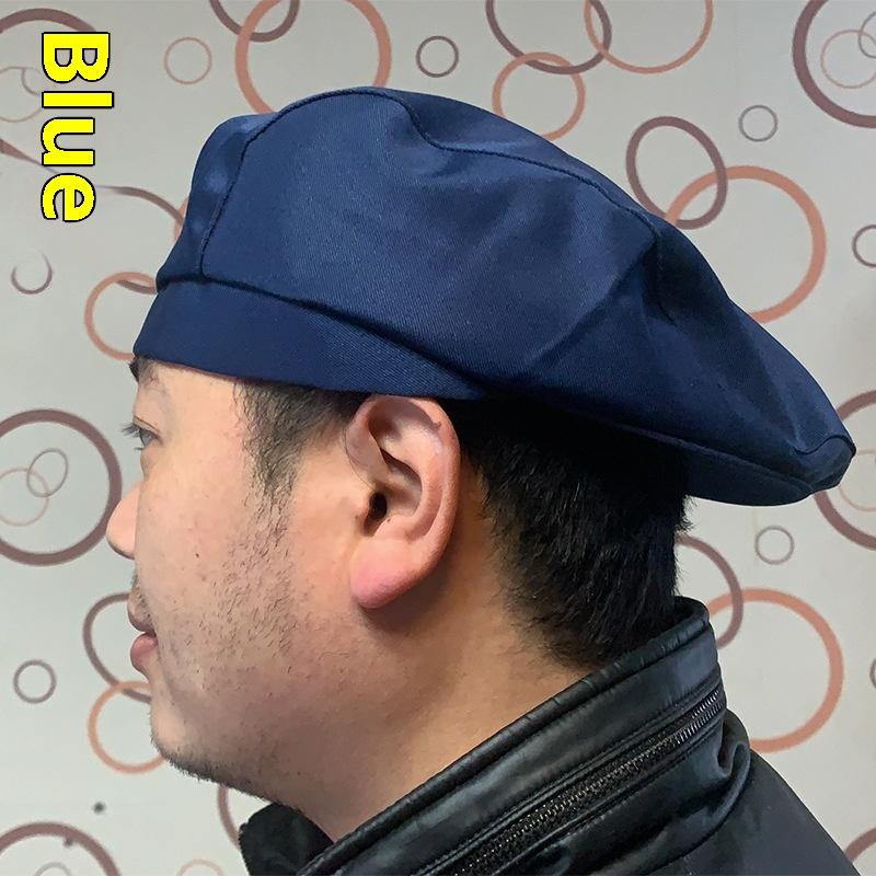 Waiter Beret Breathable Mesh Chef Hat Catering Milk Tea Baking Work Hat Men Women