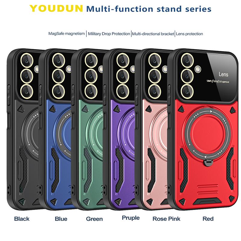 Shockproof Armor Case For Infinix HOT 40 Pro Hot 40i Smart 7 Magnetic Ring Stand Bumper Silicone Phone Back Cover Capa Hot 40