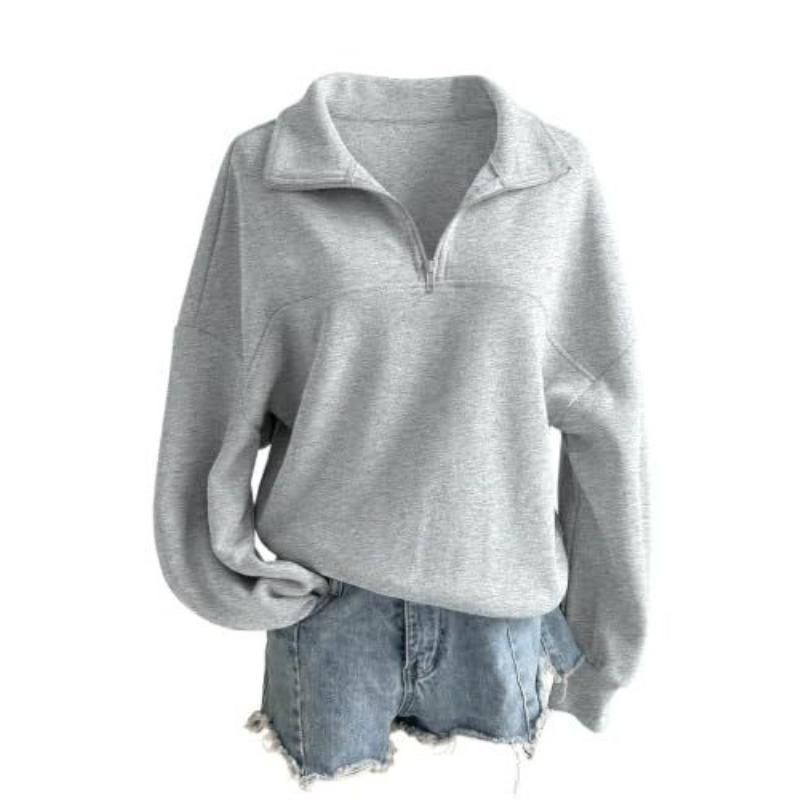 Women S Loose Fit Pullover Casual Sweatshirt Autumn Style
