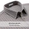 Hodo Men's Brushed Cotton Striped Long-Sleeve Shirt