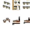 K1AE Sustainable Reusable Coffee Filter Nonrust Steel Design 6~8 Cup Suitable
