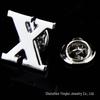 High-Quality Brass English Letter Brooches A-Z for Men & Women – Suit, Jacket, Shirt Badge.