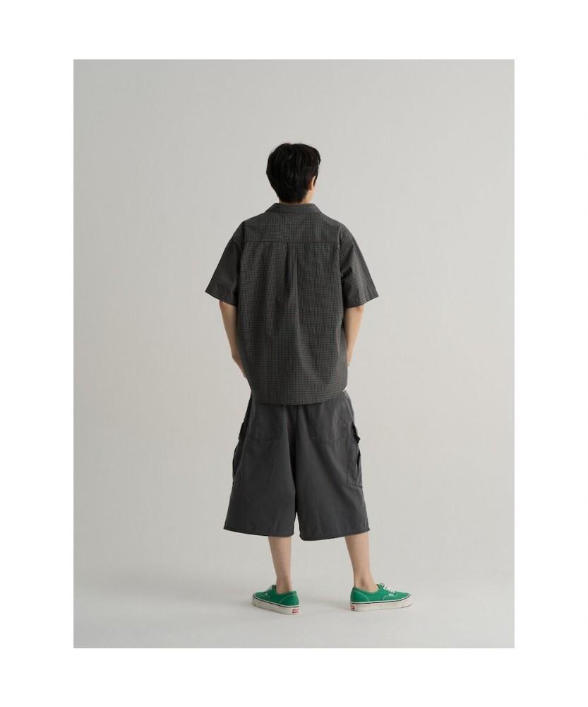 8seconds Oversized Check Short Sleeve Shirt Brown