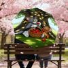 1PC Warner Tom and Jerry, strawberry Automatic Open/Close Umbrella with Windproof, 83-Rib Sturdy Canopy, Durable Ribs1300A