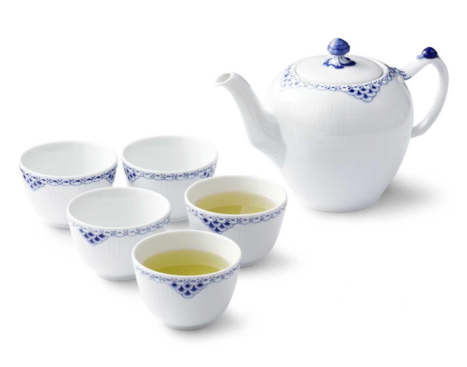 

Импортный чайный сервиз Royal Copenhagen Princess, свадебный подарок 1054204 [Обычный продукт] белый