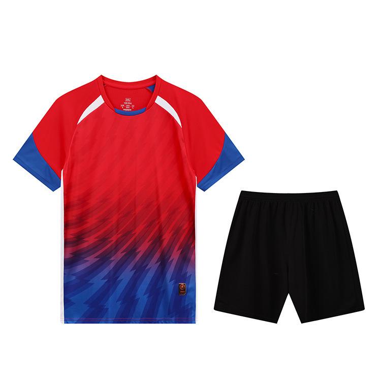 Dětský rychleschnoucí fotbalový dres s krátkým rukávem a potiskem loga pro tým a školní sporty