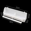Hanging Parrot Water Feeder Bowl, Plastic Food Container For Budgerigar Cockatiel, White Cage Accessory For Small Birds