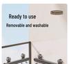 Invisible Retractable Folding Drying Rack with No-Punch Suction Cup for Balcony