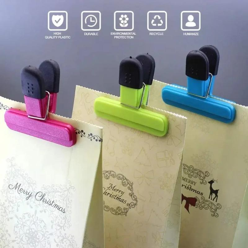 1/3pc Sealing Clip Food Bag Plastic Multifunctional Food Sealing Clip, Color Strong Sealing Clip Kitchen Moisture-proof Tools