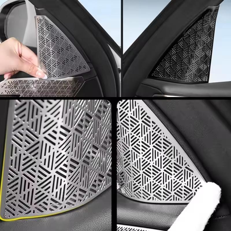 For BMW 5 Series I5 G60 2024-2025 A-column Air Conditioning Outlet Protection Cover Horn Decorative Frame Interior Accessories