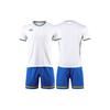 Li Ning V-Neck Short Sleeve Solid Color Sports Football Suit Men Suits White AATP013-5