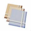 Satin Stripe Hankie High Density Weave Men's Handkerchief Vintage Style for Seniors Light