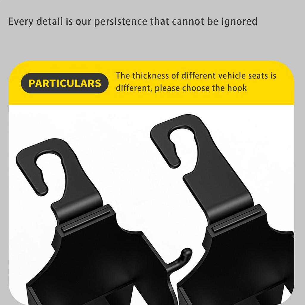 Car Seat Cup Holder Headrest Hook Hanger Cup Phone Holder Storage Box Organizer For Handbag Universal Car Interior Accessories