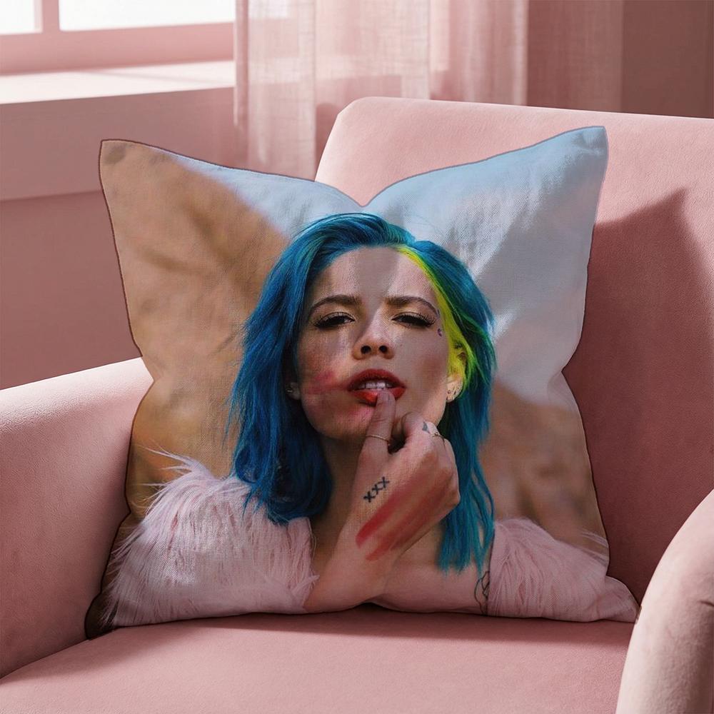 Singer H-Halsey Cushion Cover Multi-Scene Pillow Cover for Home & Car - Reversible, Soft & Durable for Daily Use