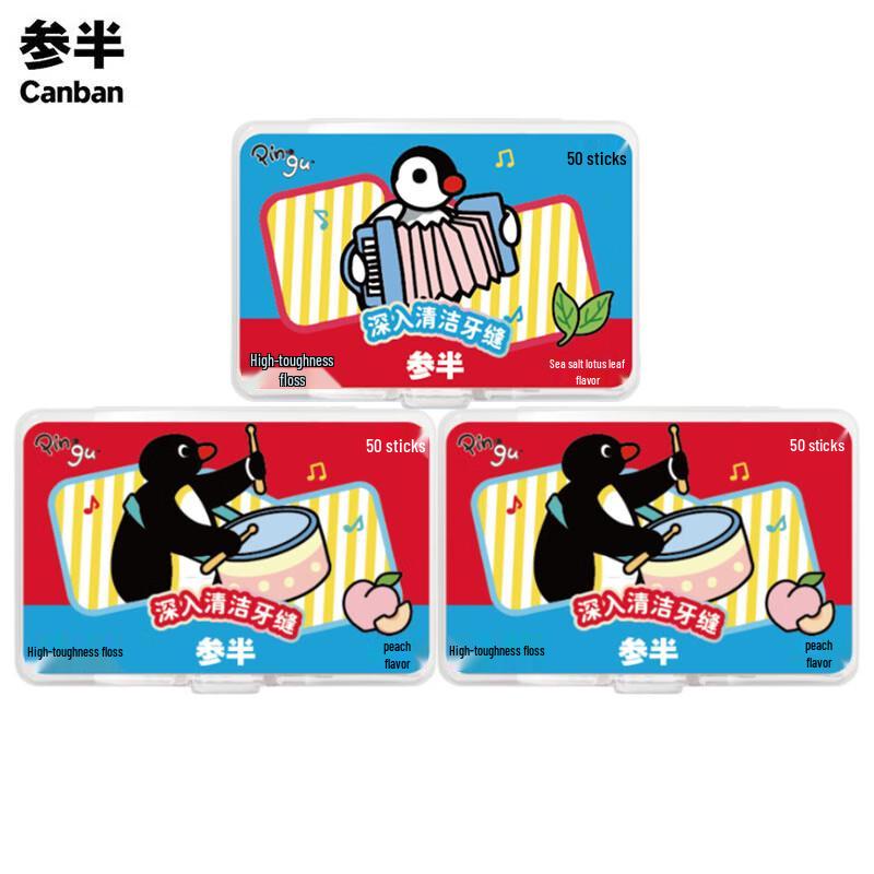 

Pingu Co-branded Fruit Flavored Dental Floss